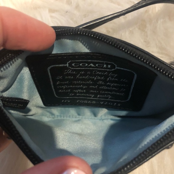 Coach wristlet! Black! - Picture 3 of 3
